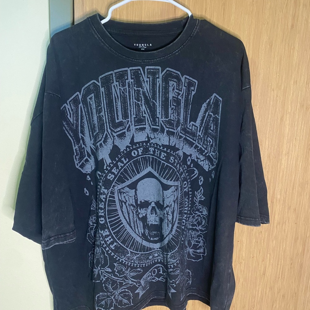 YoungLA Charcoal Graphic Tee
